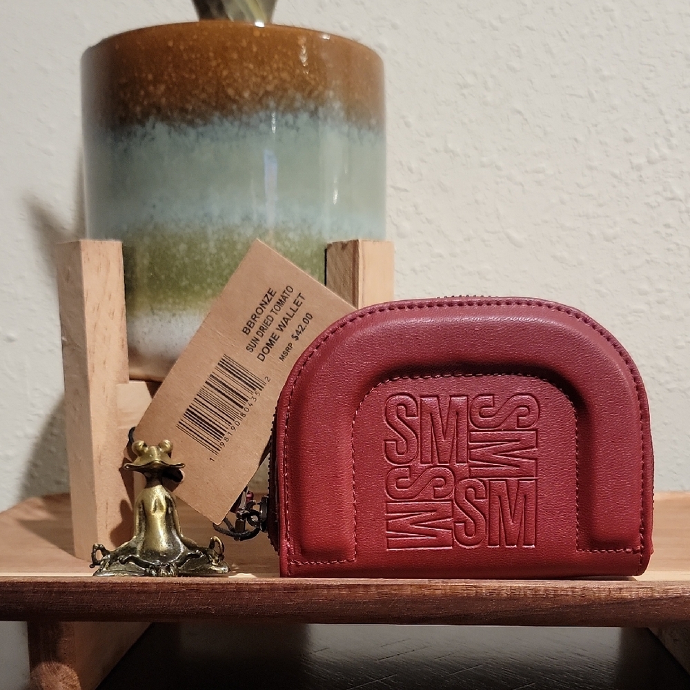 Steve Madden Red Embossed Wallet